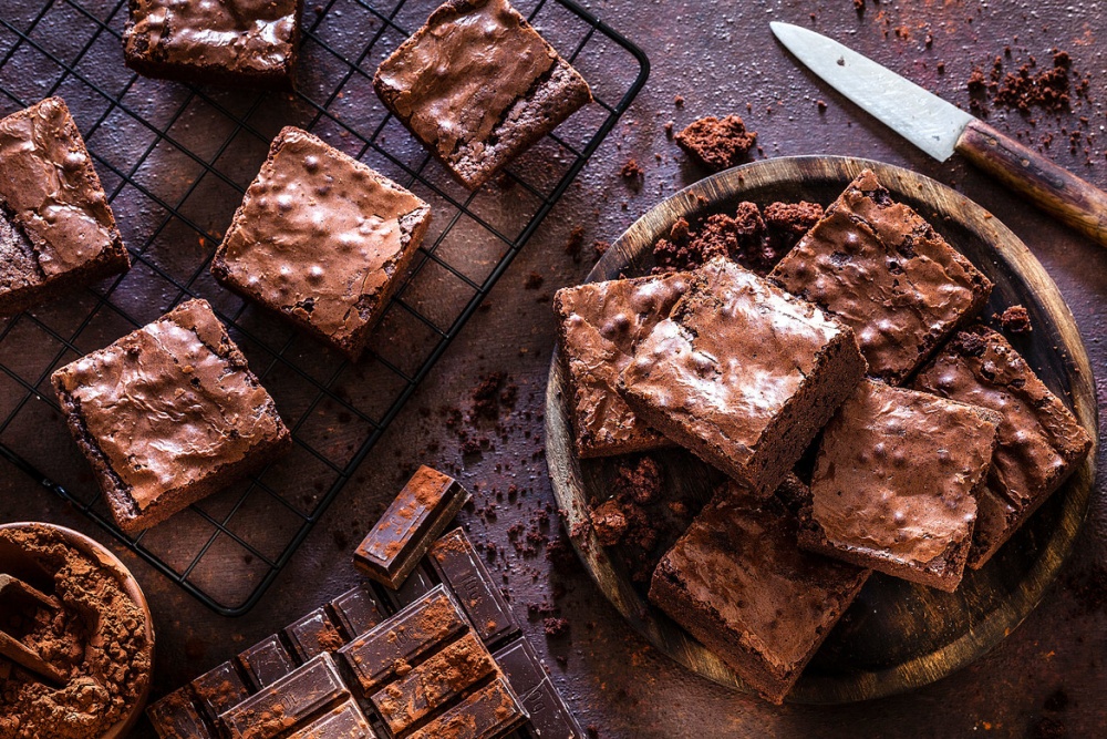 4 tipos de brownies por Gabi Ribeiro