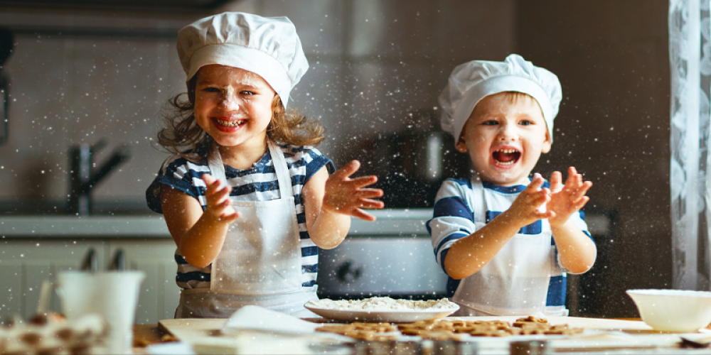 5 dicas para cozinhar com seu pequeno chef